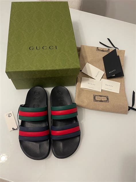 gucci slippers maat 46|Gucci slippers farfetch.